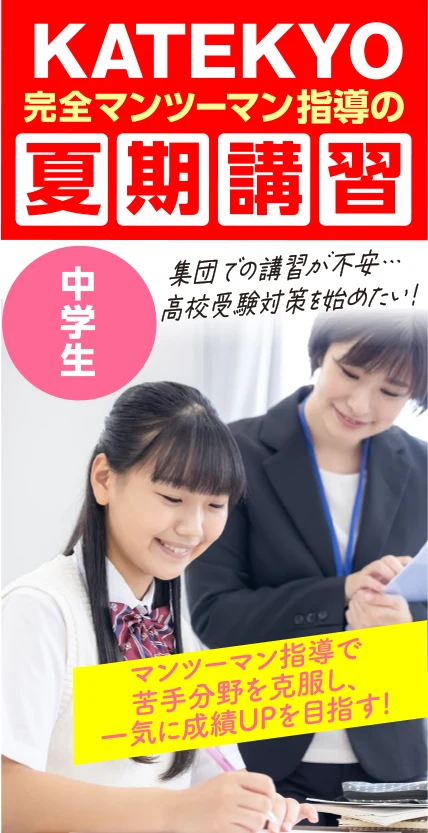 2025 KATEKYO 夏期講習
